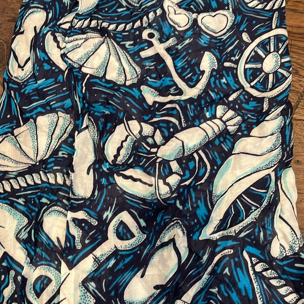 VERA BRADLEY Shore Enough SOFT FRINGE SCARF NWT